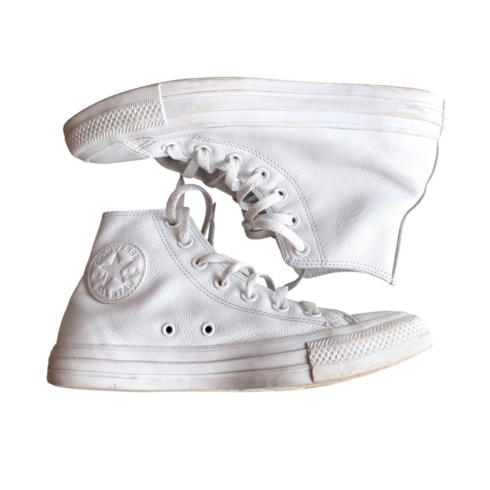 Converse Chuck Taylor High Top IT406 White Leather Sneakers Mens 5 Womens 7